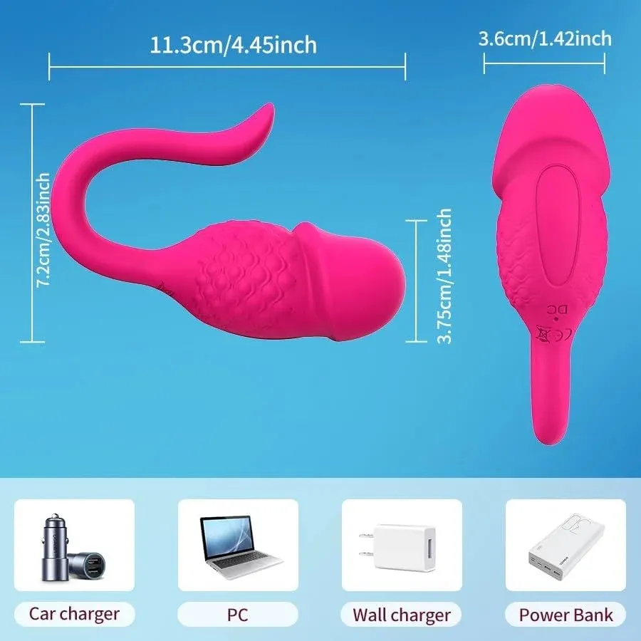Huevo CON APP 9V 8/3.5CM USB (FUCSIA) HV1808BR