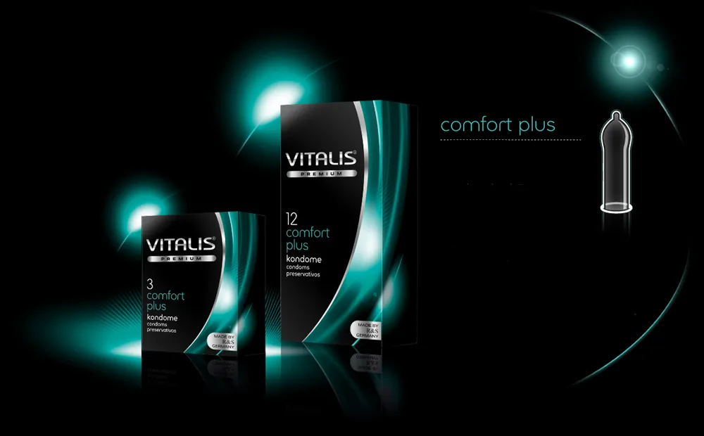 Condones VITALIS COMFORT PLUS ANATOMICO*3 (VERDE AGUAMARINA) CND720TC