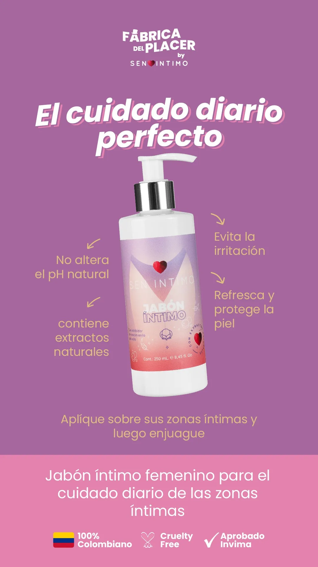 Jabon INTIMO -SEN INTIMO- 250 ML JBN1759BR 