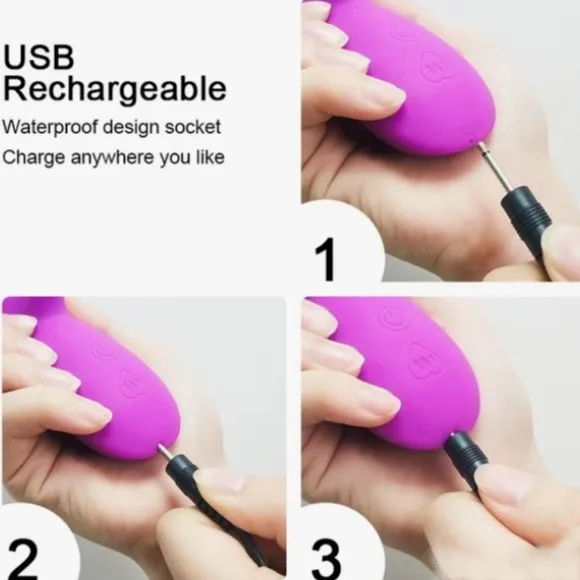 Vibrador SUCCIONADOR 12V 19/3.8CM (LILA) USB VBR1790DH