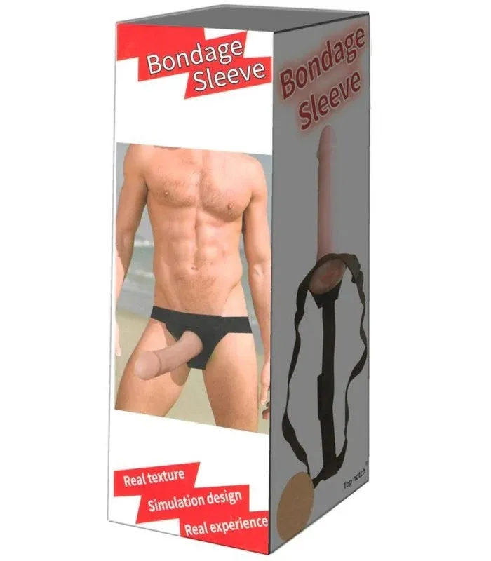 Arnes CON FUNDA BONDAGE SLEEVE 15/10/4CM (PIEL) RNS1796BR