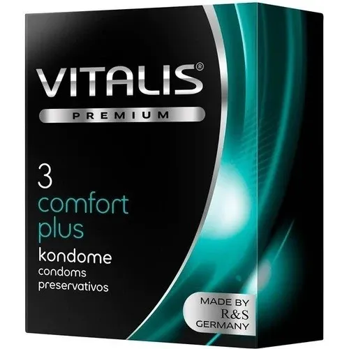 Condones VITALIS COMFORT PLUS ANATOMICO*3 (VERDE AGUAMARINA) CND720TC