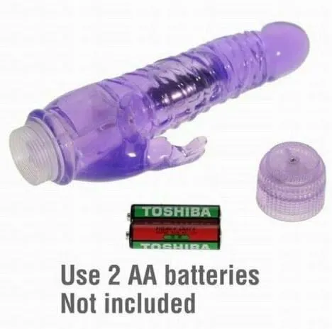 Vibrador RABBIT ROTATIVO CLIMBLING 21/18/4 CM 2AA LILA VBR179BR