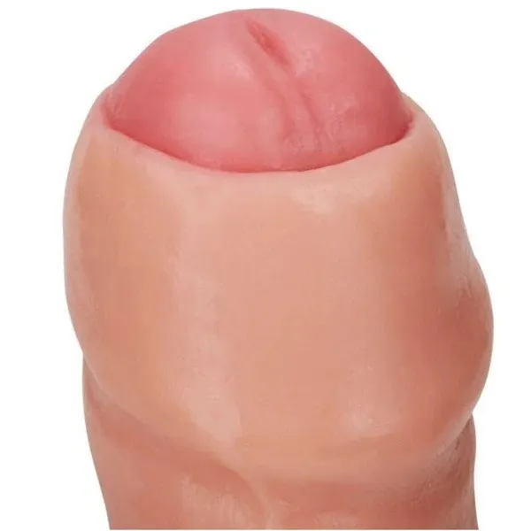Dildo CON TEST 8.2´ CON PREPUCIO 21/15/4.5CM (PIEL) DLD2059DH