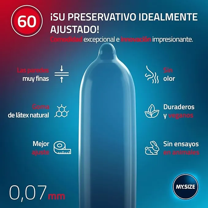 Condones MY SIZE 60*3 CND455TC