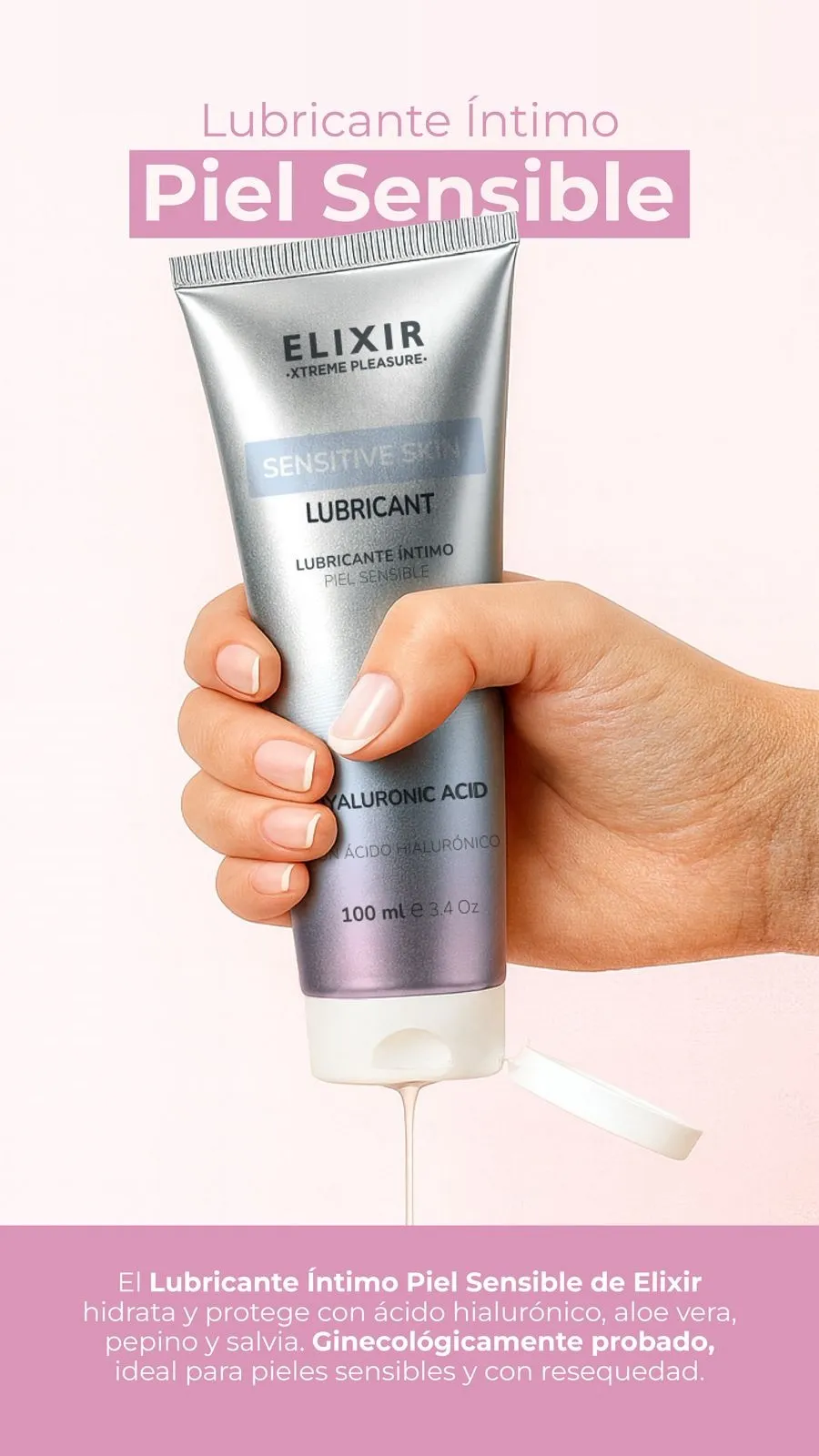 Lubricante HIDRATANTE VAGINAL -ELIXIR- 100ML LBR1707BR