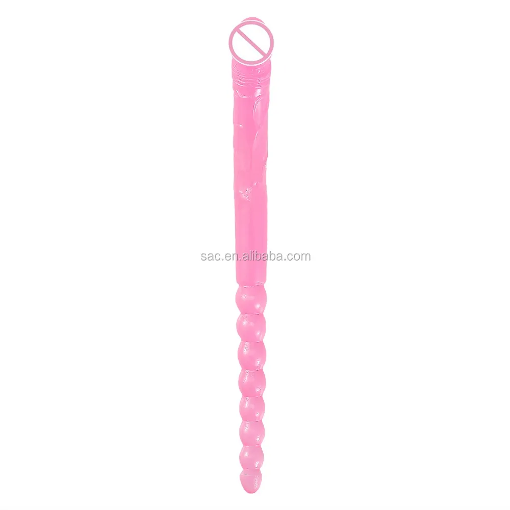Dildo DOBLE ROSARIO 18.9´ 48/3 CM (FUCSIA) DLD1379DH