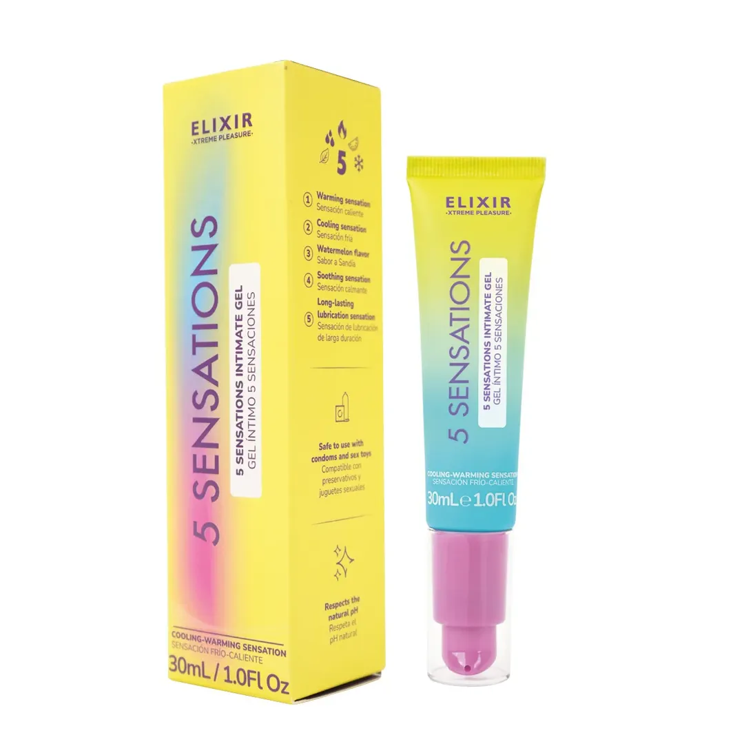 Lubricante MULTISENSORIAL 5 SENSACIONES -ELIXIR- 30ML (SANDIA) LBR1835BR