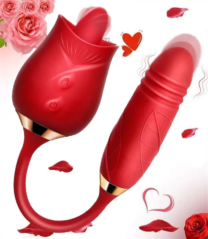 Estimulador Y VIBRADOR ROSA 10V USB (ROJO) STM1478BR