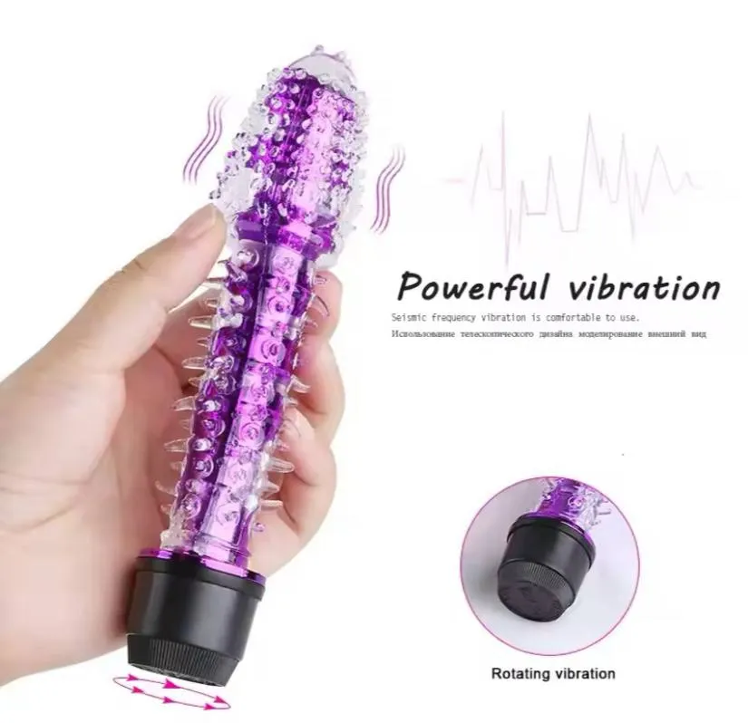 Vibrador MINI PUNTOS VG 17/2.5CM 2AAA (LILA) VBR1852DH