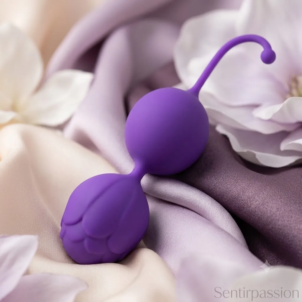 Bolas CHINAS DOBLES -DOCCO- 14/9.5/3.5 CM (MORADO) BLS1596DH