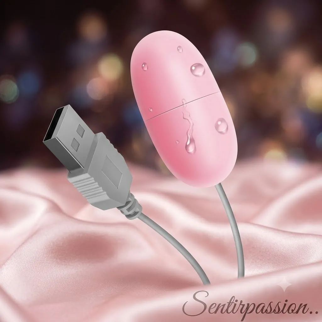 Huevo ALAMBRICO CORY 5/2.5CM USB (ROSADO) HV1253BR