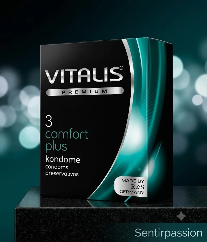 Condones VITALIS COMFORT PLUS ANATOMICO*3 (VERDE AGUAMARINA) CND720TC
