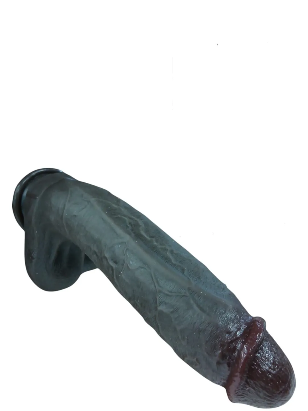 Dildo CON TEST 9.8´ 25/21/5CM (NEGRO) DLD1994DH
