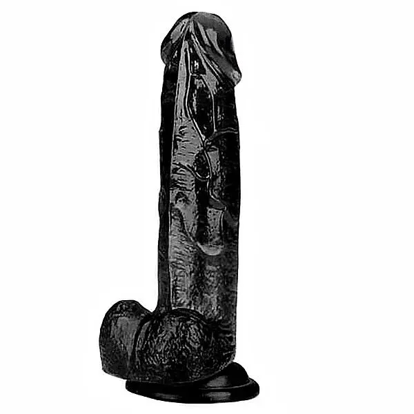 Dildo MINI CON TEST 6.2' THEODORE 16/12/3.8CM (NEGRO) DLD1808BR