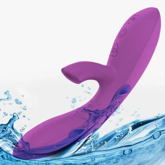 Vibrador SUCCIONADOR 12V 19/3.8CM (LILA) USB VBR1790DH