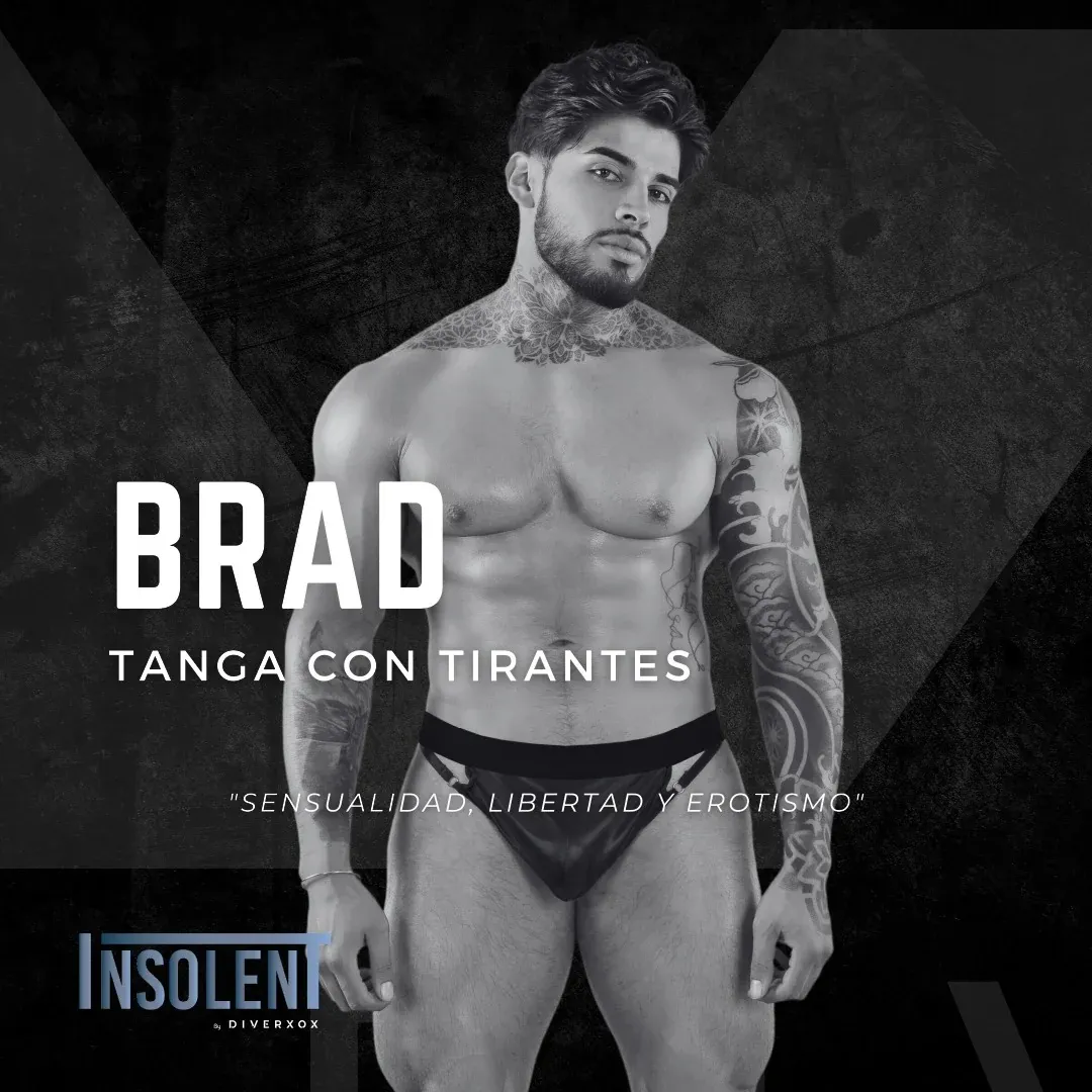 Suspensorio MASCULINO BRAD (NEGRO) SSP2033BR