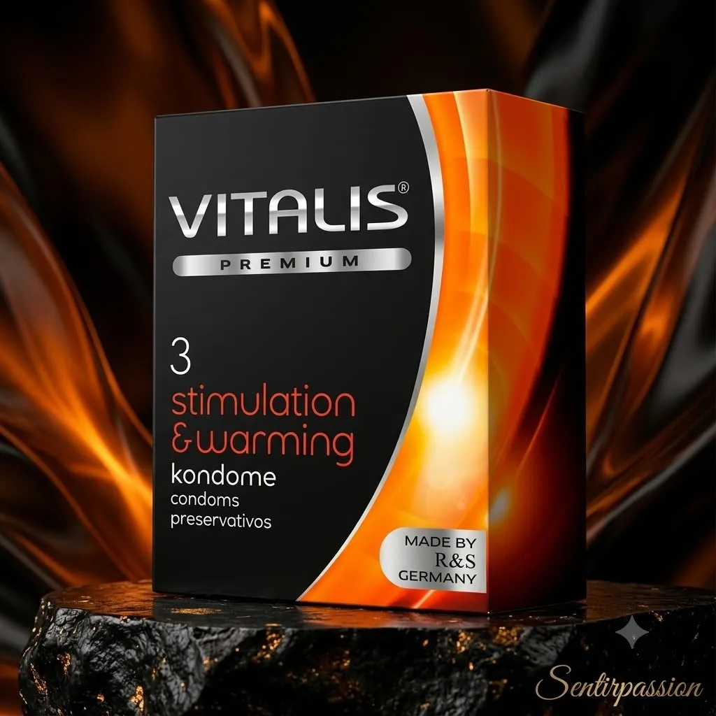 Condones VITALIS WARMING SENSACION CALIENTE*3 (NARANJA) CND1472TC
