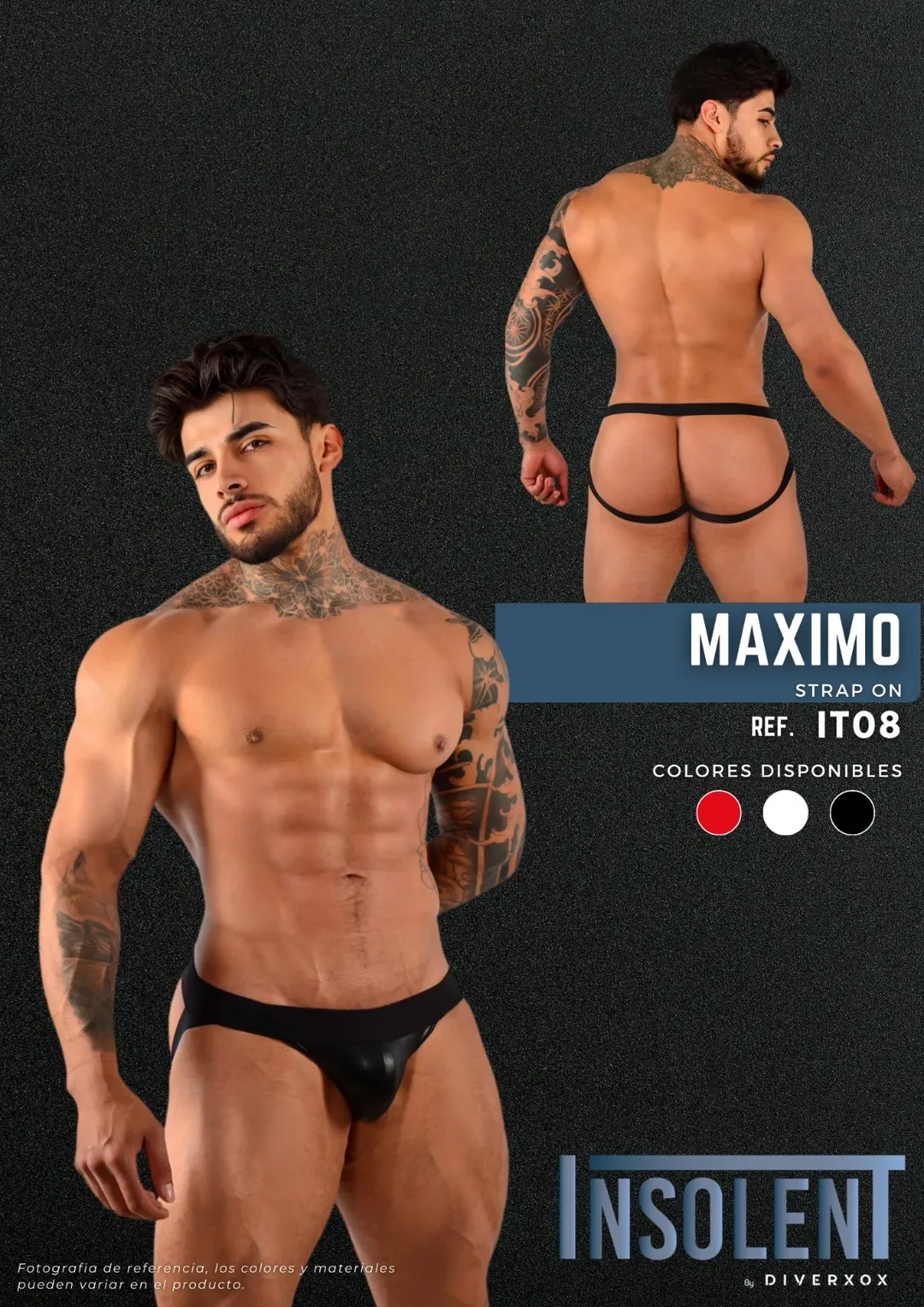 Suspensorio MASCULINA MAXIMO (ROJO) SSP2032BR