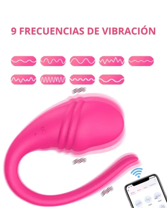 Huevo CON APP 9V 8/3.5CM USB (FUCSIA) HV1775DH