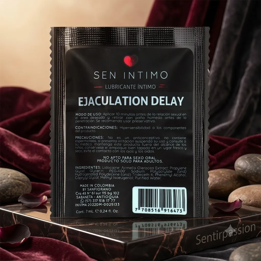 Retardante EJACULATION DELAY -SEN INTIMO- SACHET RTR1951TC