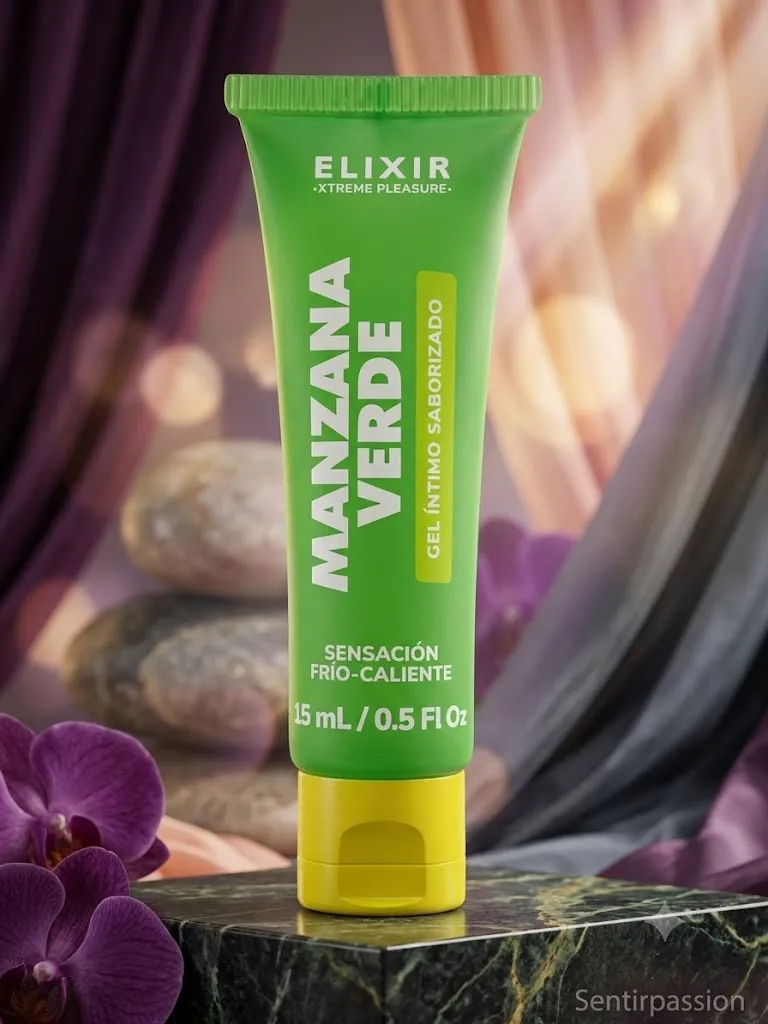 Lubricante FRIO/CALOR –ELIXIR- 15 ML (MANZANA-VERDE) MLT2023BR