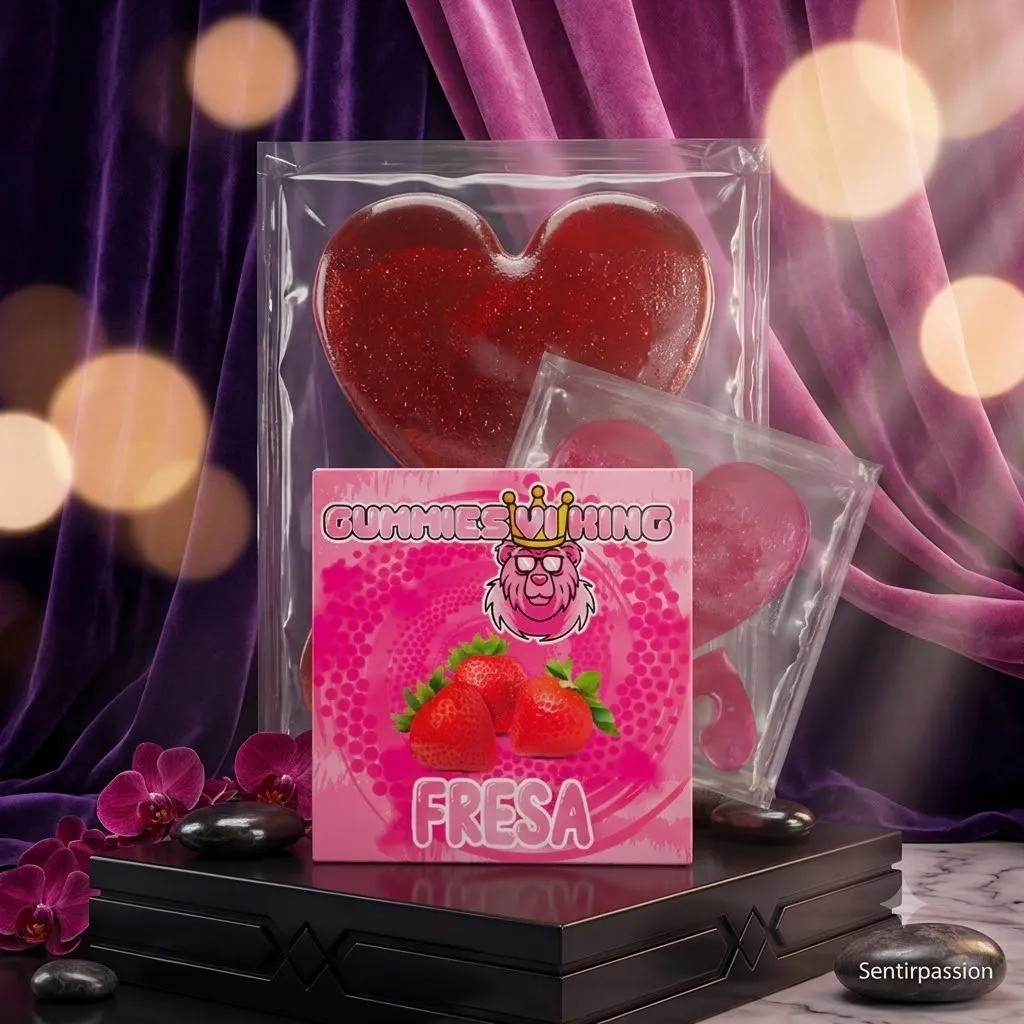 Lenceria CONJUNTO COMESTIBLES GUMMIES (FRESA) CNJ1477BR