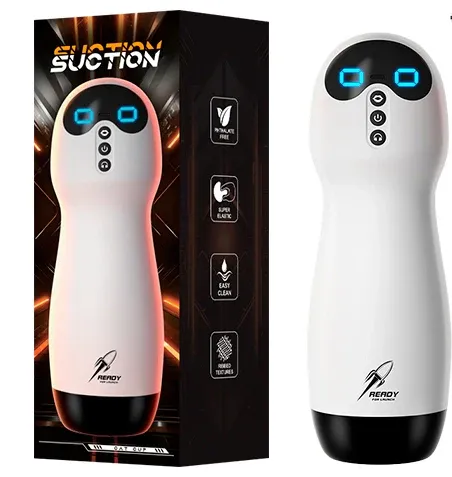 Masturbador VAGINA DROIDE 10V 25/8CM USB(BLANCO) MST1799BR