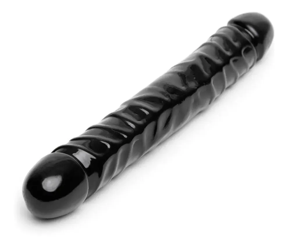 Dildo DOBLE 17´ 43/4 CM (NEGRO) DLD1165DH