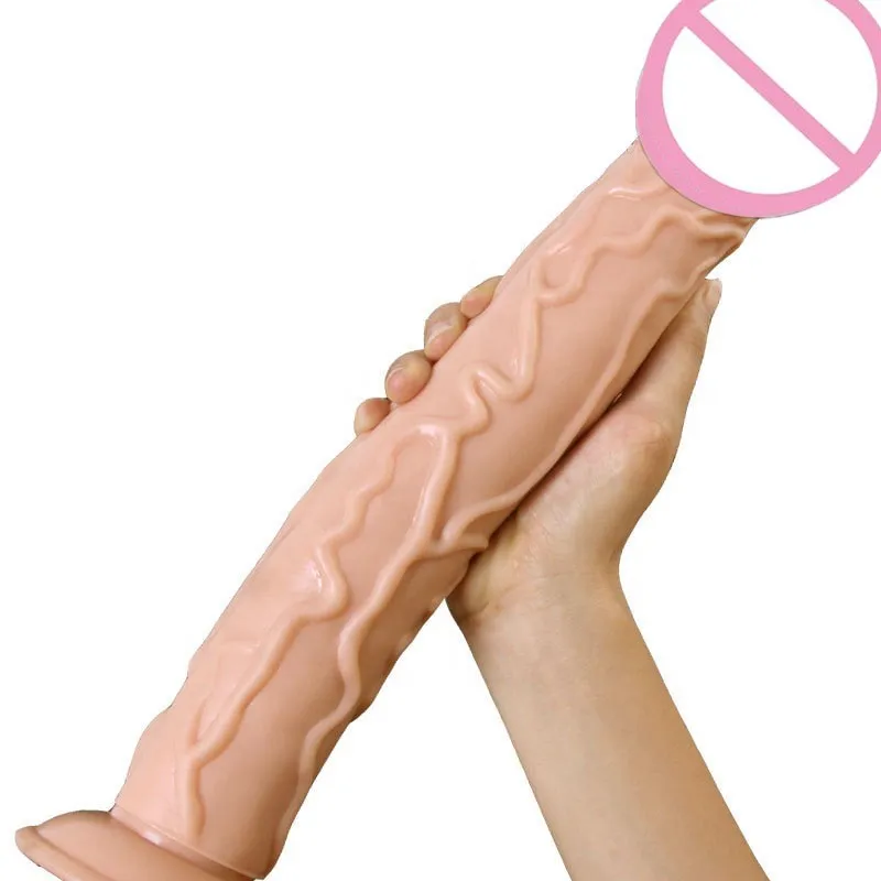 Dildo LARGO SUPER DILDO 35/33/6 CM (PIEL) DLD869BR