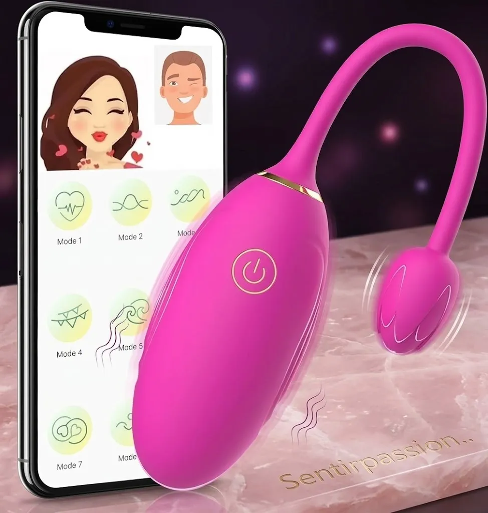 Huevo CON APP 10V 8/4CM USB (FUCSIA) HV1613BR