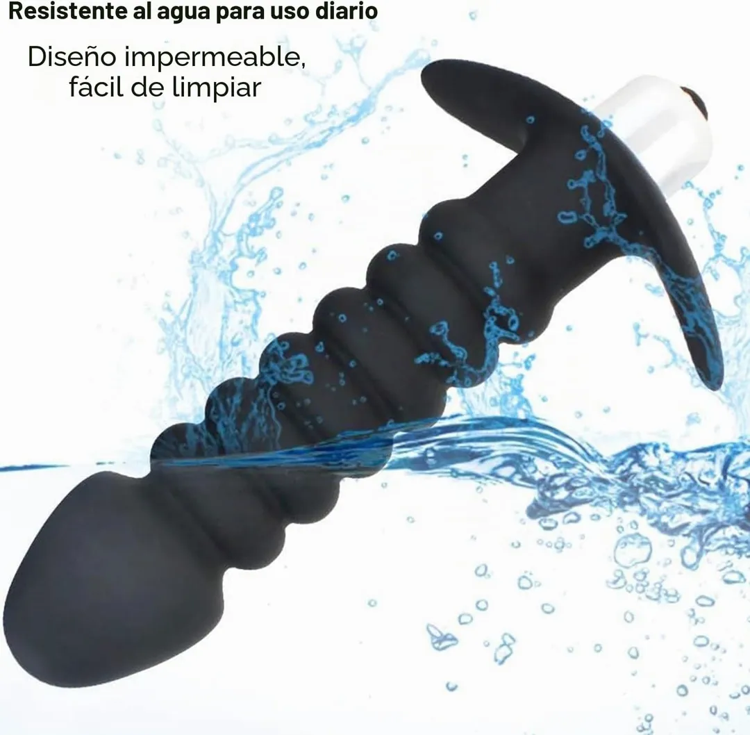 Estimulador ANAL ONDAS FENIX 1V 14/10/3CM 3BOTON (NEGRO) STM1114BR