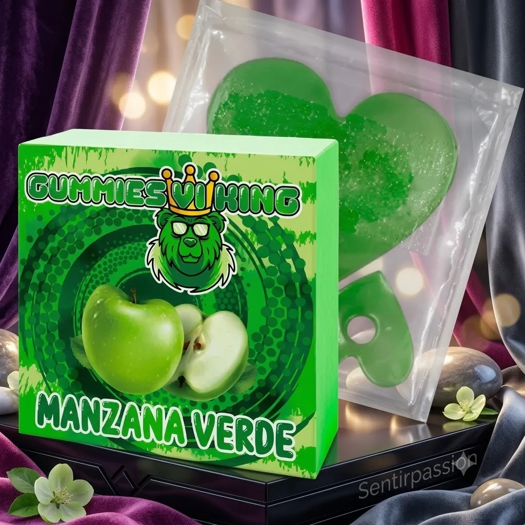 Lenceria CONJUNTO COMESTIBLES GUMMIES (MANZANA VERDE) CNJ1277BR