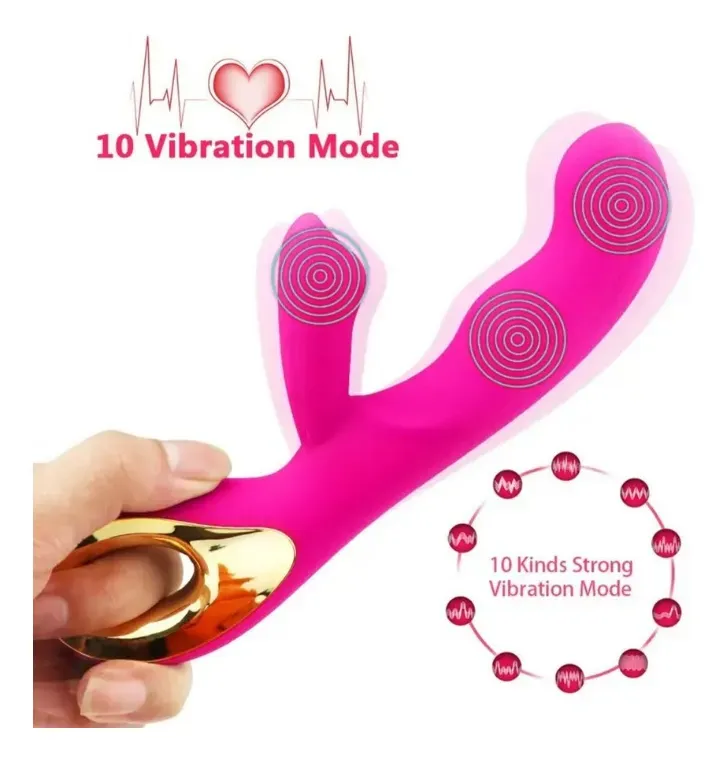 Vibrador RABBIT BIOMEDICO 20/10/3CM 10V USB (FUCSIA) VBR1257DH