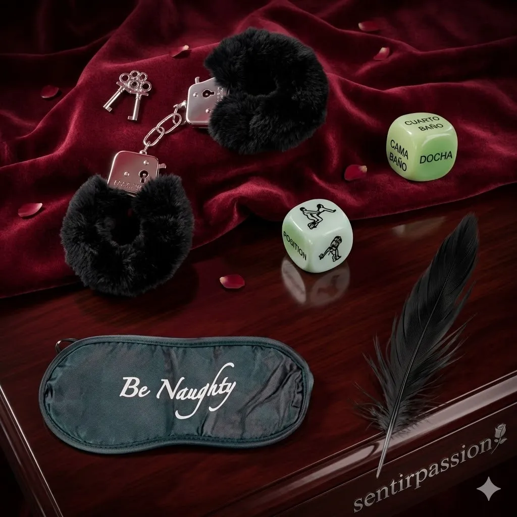 Kit BONDAGE EROTICO *4 (NEGRO) KT733DH