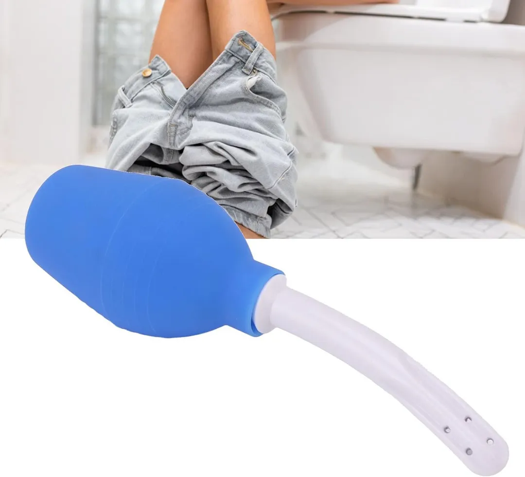 Ducha ANAL/VAGINAL CURVA TXL 310ML (AZUL) DHC888BR