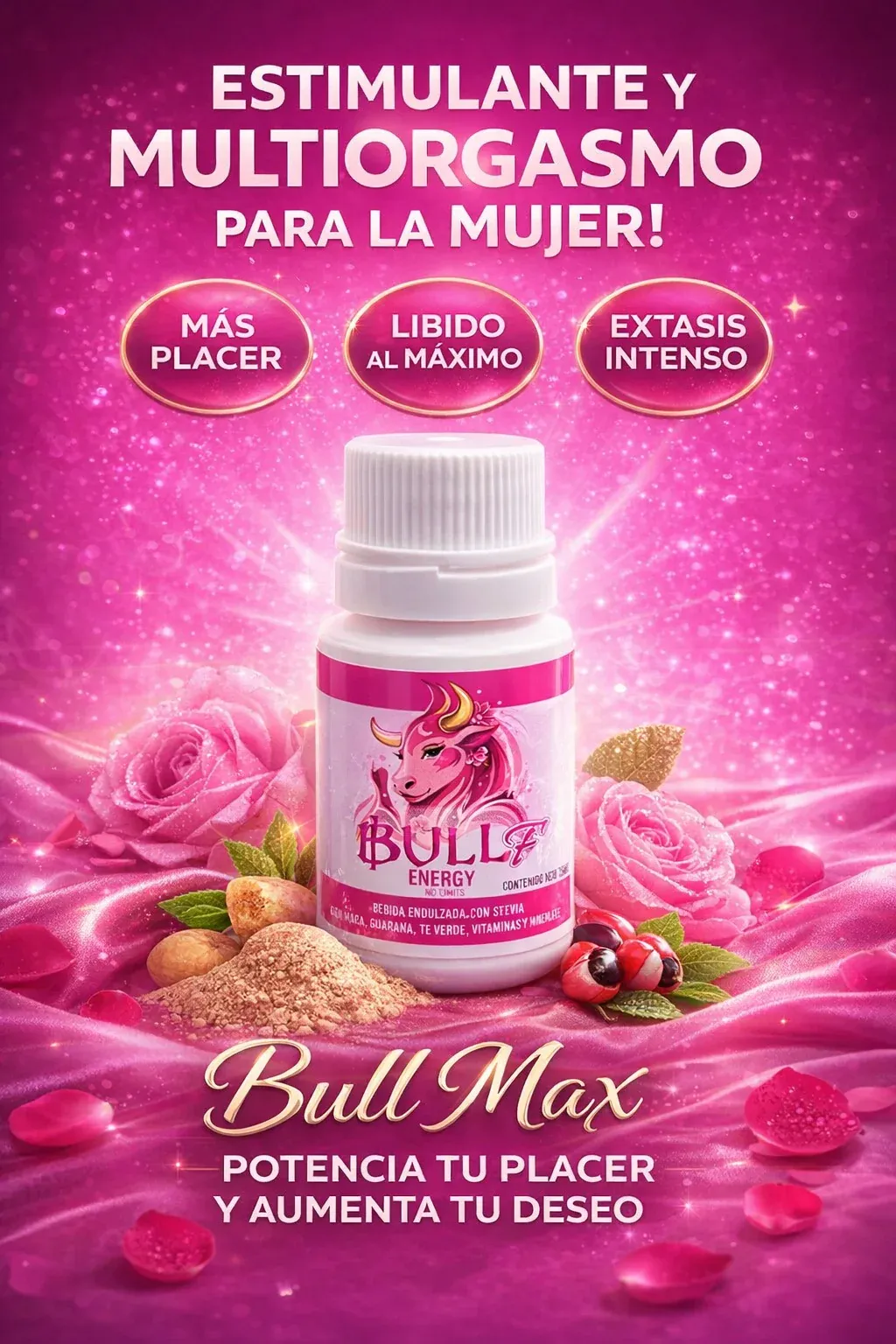 Potenciador FOR WOMAN -BULL MAX- 15ML PTN1802BR