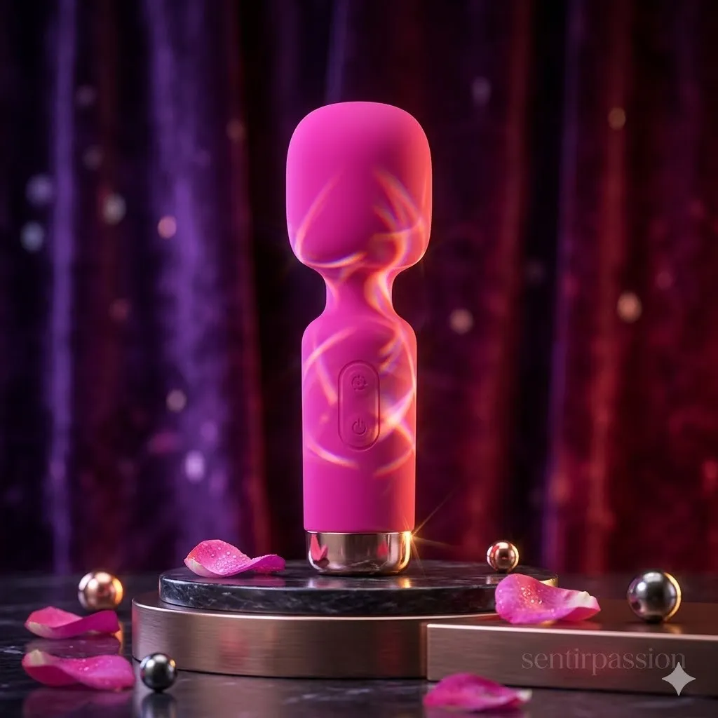 Masajeador MINI HITACHI VARITA MAGICA 10V 11/3.5CM USB FUCSIA MSJ1106DH  