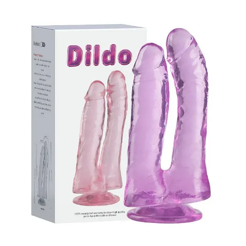 Dildo DOBLE 6.6´ 17/3.5CM (ROSADO) DLD1785DH