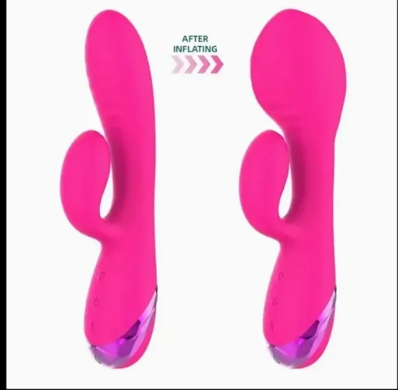 Vibrador RABBIT INFLABLE 10V 19/11/4.2CM USB (FUCSIA) VBR1508DH