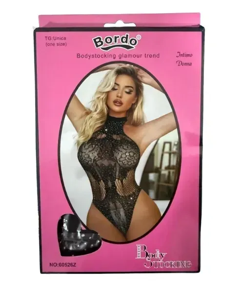 Lenceria MALLAS BODY BORDO 60526Z (NEGRO) MLL1898CMB