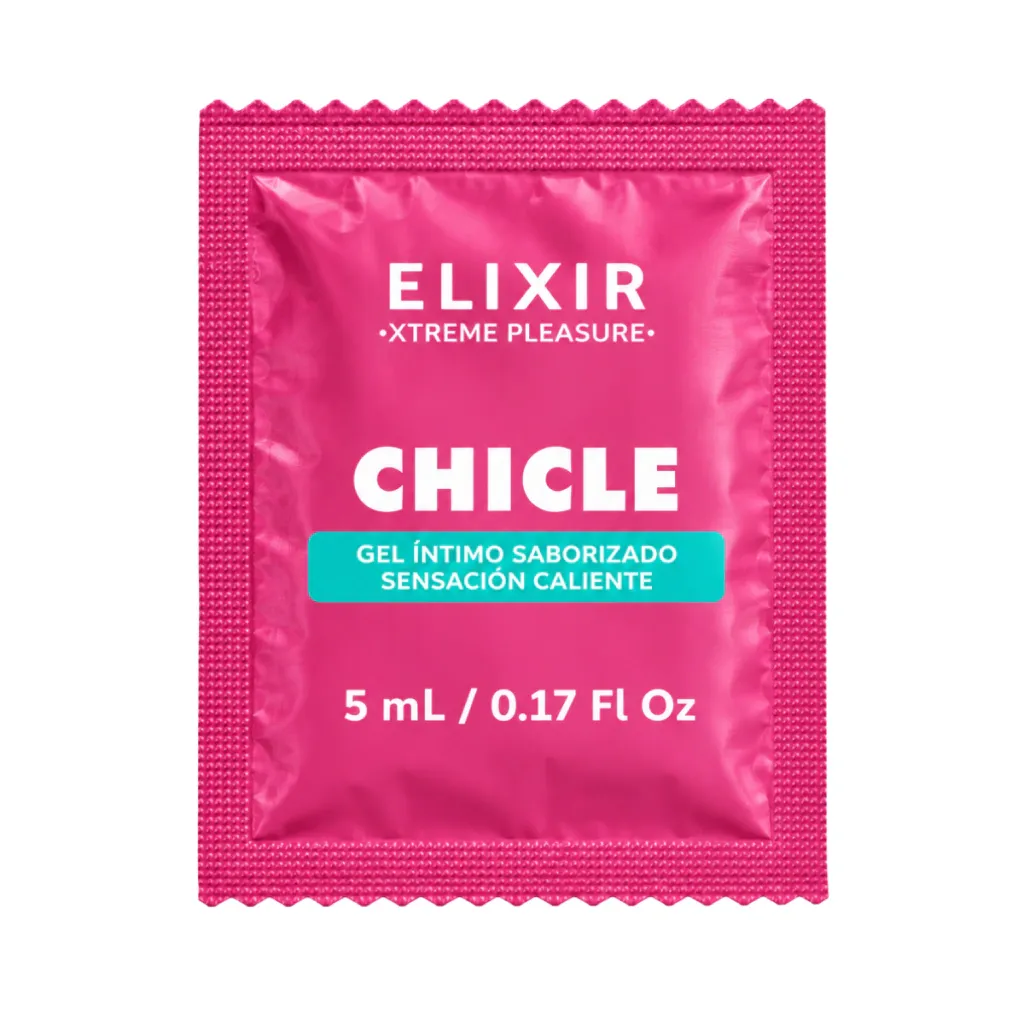 Lubricante CALIENTE -ELIXIR- SACHET (CHICLE) LBR2068BR