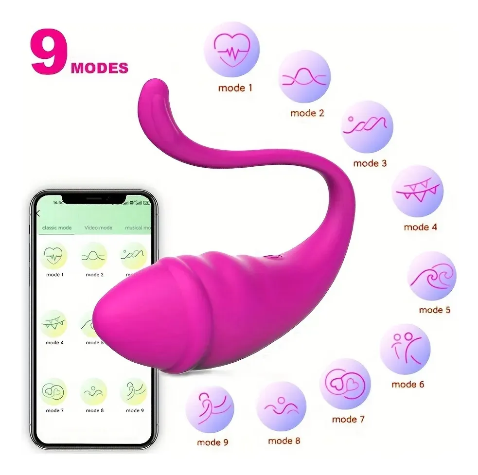 Huevo CON APP BALLENA 9V 9.5/3.3CM USB (FUCSIA) HV1423ND