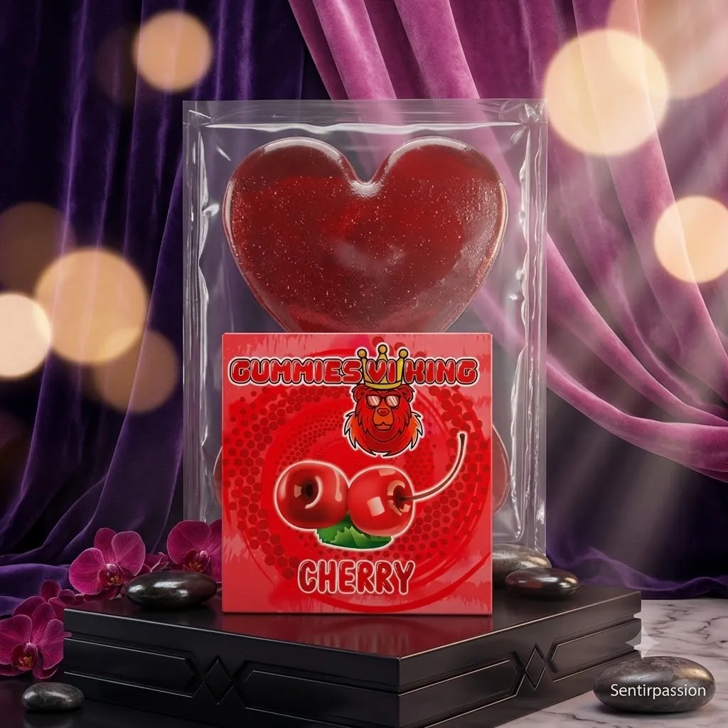 Lenceria CONJUNTO COMESTIBLES GUMMIES (CEREZA) CNJ1278BR
