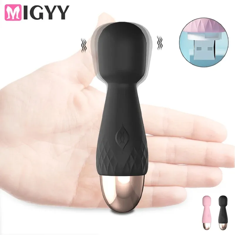 Masajeador MINI HITACHI VARITA MAGICA LILO 10V 10/2CM NEGRO USB MSJ1007HL