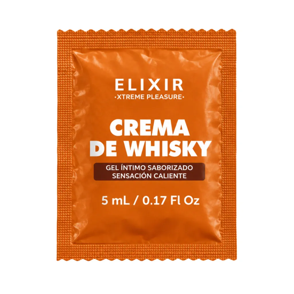 Lubricante CALIENTE -ELIXIR- SACHET (CREMA DE WHISKY) LBR2069BR