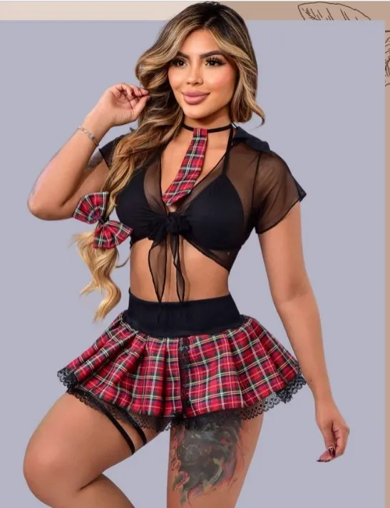 Disfraz COLEGIALA SEXY VI REF 152 DSF19187PVC