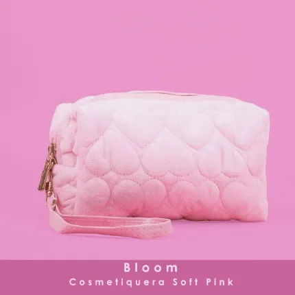 Cosmetiquera bloomshell Soft Pink
