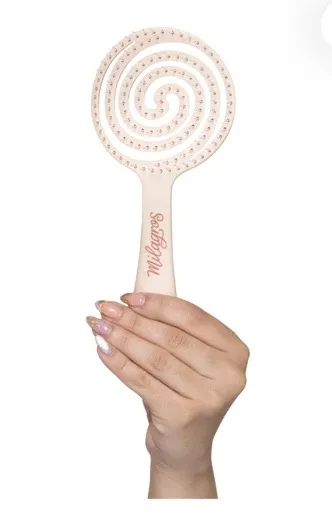 Cepillo anti enredos beige