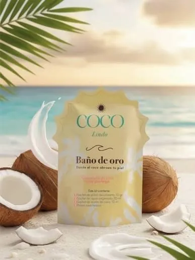 Baño de oro coco lindo